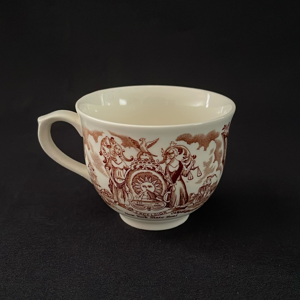 Fair Winds Alfred Meakin Staffordshire Brown Transferware - England
